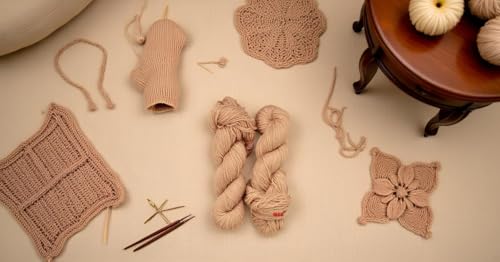Image of M.G ENTERPRISE Rosemary SilverKnitting Yarn 200 Soft Crochet Yarn for Handmade DIY Art & Craft Projects
