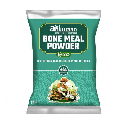 Ankuraan Bone Meal Powder 1 KG for Plants, Root Care & Flower & Growth Care