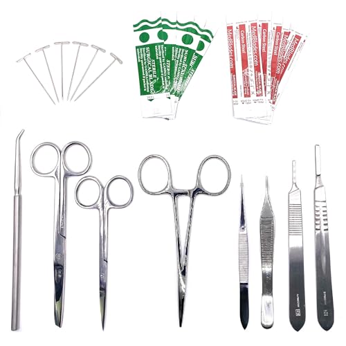 26 Piece Advanced Anatomy & Biology Lab Dissection Tool Set, Complete Dissecting Kit - Thumbnail 3