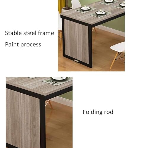 Table d'ordinateur convertible et rabattable pour gain de place