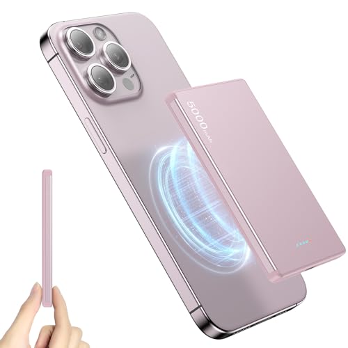 MagSafe対応 モバイルバッテリー マグネット式ワイヤレスモバイルバッテリー Amazon | MagSafe対応 モバイルバッテリー【0.79CM極薄への挑戦