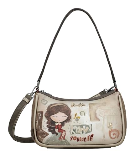 Sac à épaule bandoulière Muse Anekke aux finitions brodées