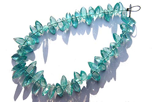 Perles apatite naturelle marquise facettée pour réparer ou créer un collier