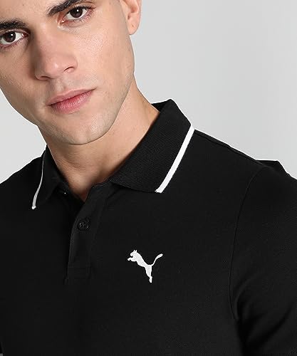 Image of Puma Men's Solid Slim Fit T-Shirt