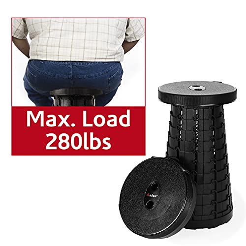 KUTON Upgraded Version Folding Stool, Portable Stool Load Capacity to