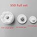 weelye 550 Full Set of Motor Gear Box Large Gear Middle Gear Small Gear for Kids Ride On Car,Children's Toy Car 550 Gearbox Accessory Children Electric Ride on Toys Replacement Parts