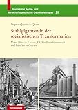  Stahlgiganten in der sozialistischen Transformation: Nowa Huta in Krakau, EKO in Eisenhüttenstadt und Kuncice in Ostrava (Studien zur Sozial- und Wirtschaftsgeschichte Ostmitteleuropas, Band 20)