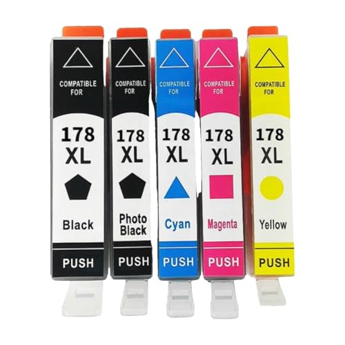 Cartouche d'encre 178XL rouge à séchage rapide pour jet d'encre