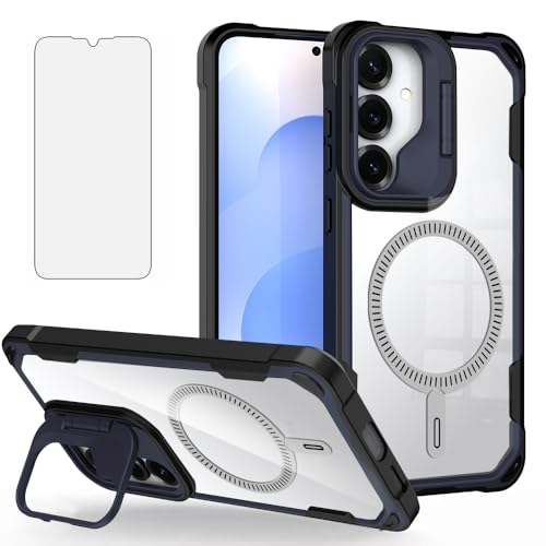 Coque Samsung S24 5G Asuwish avec verre trempé et support magnétique