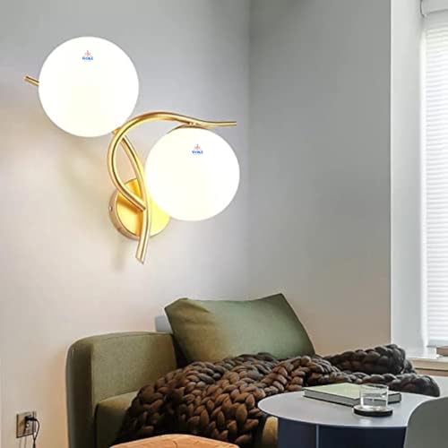 Image of WOKE The Value Modern Shape Dual Glove Wall Lamp & Sconces E27 Holder LED Decorative Wall Decore Lamp for Living Room and Dining Hall (Without Bulb) 78940