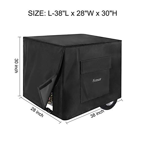 image for Femuar Outdoor Generator Covers Waterproof Heavy Duty 600D Oxford Port