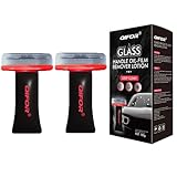 QIFOR Oil Film Remover for Car Windshields and Windows, Automotive Glass Cleaner for Oil Residue & Road Grime, Improves Visibility & Safe Driving (2 PCS)