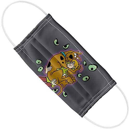 Scooby-Doo Shaggy Being Watched 1-Ply Reusable Face Mask Covering with Adjustable Nose Wire, Unisex