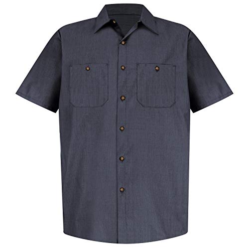 Image of Red Kap Mens Performance Tech 7 Button ShirtWork Utility Button Down Shirt