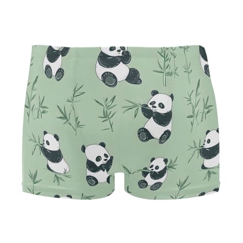 UMIRIKO Men's Swim Briefs Cute Pandas Swimsuit Swimwear Swim Trunk Square Leg for Men 3XL 202b8849