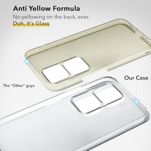 Image of Jkobi Lifetime Anti-Yellow Clear Back Cover Case for Vivo V30 | Vivo V30 Pro 5G (Sleek Hard Crystal | Shockproof and Camera Protection)