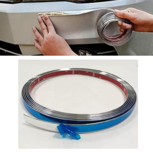 Image of Gintl Side Window Chrome for All Cars (10mm) Beading Roll 07 Meter
