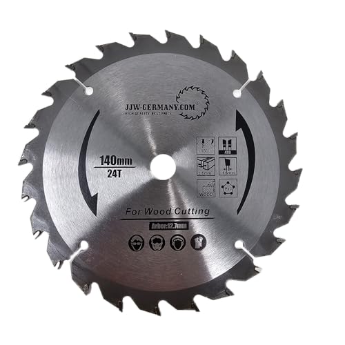 HM - Lame de scie circulaire New Generation 140 x 12,7 Z = 24 WZ pour Black & Decker / Peugeot