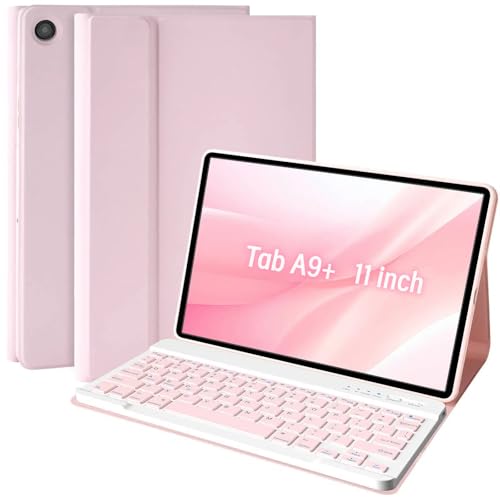 MMK Galaxy Tab A9 Plus Case with Keyboard, Samsung A9 Plus Tablet Case Keyboard (11