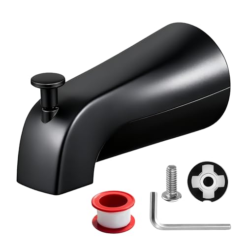 Black Bathtub Spout