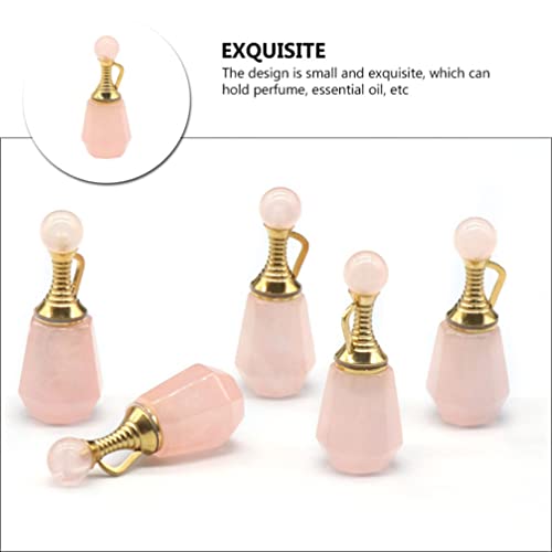 HEALLILY 4 Stks Opknoping Parfum Diffuser Leeg Glas Luchtverfrisser Etherische Olie Geur Hanger Fles Flesjes Met Caps… - Afbeelding 6