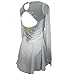 DONGPAO Girls' Figure Skating Dress Professional Ice Skating Dresses Women's Handmade Roller Skate Competition Costumes,Gray,S