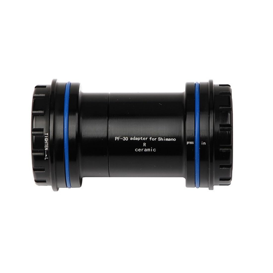 PF30 Outboard Threaded-Together External Ceramic Bearing Press-fit BB Bottom Bracket for 24mm (Compatible with Shimano) or 22/24mm (SRAM GXP) Crank Spindle