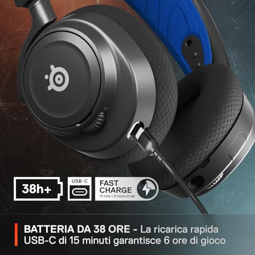 Arctis Nova 7P - Cuffie gaming wireless multipiattaforma Bundle -Edizione Destiny 2 The Final Shape - Oggetti in-game - 2,4 GHz + BT mixabile - Batteria USB-C 38h - PC,Switch - Cuffia gaming - Immagine 5