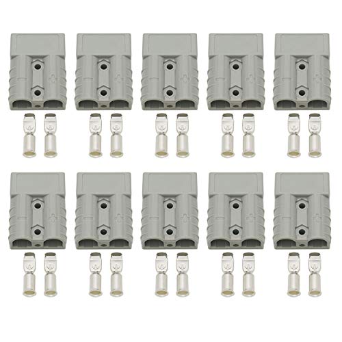 Didamx 50Amp 600V Quick Disconnect Power Connector Plugs Anderson Powerpole Connectors 10Pcs