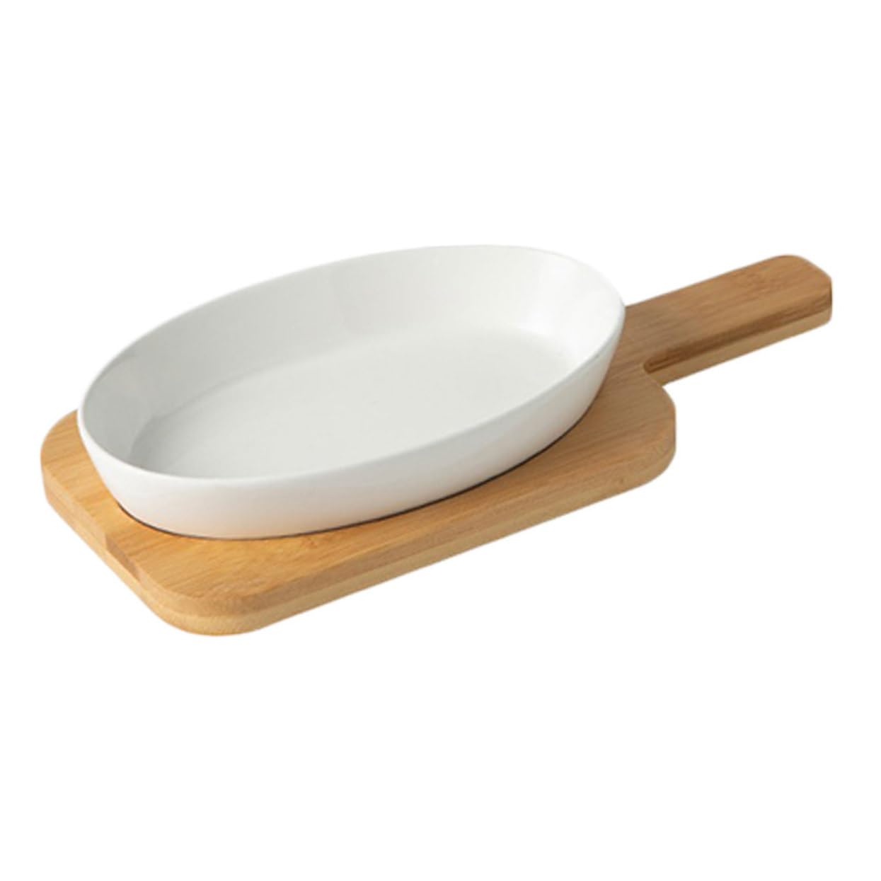 Plat à gratin ovale résistant aux hautes températures
