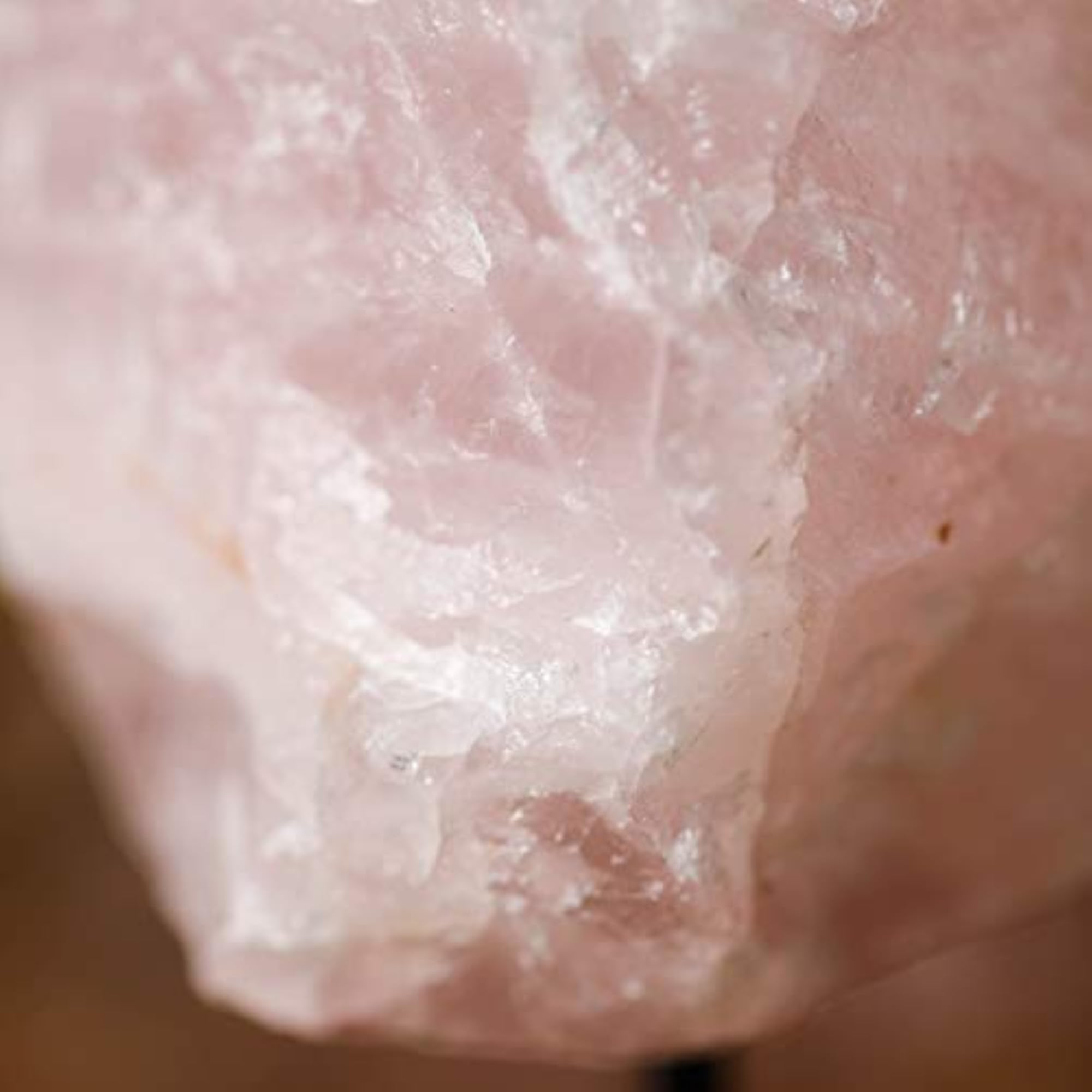 Rose Quartz Crystal Home Decor, Healing Stones