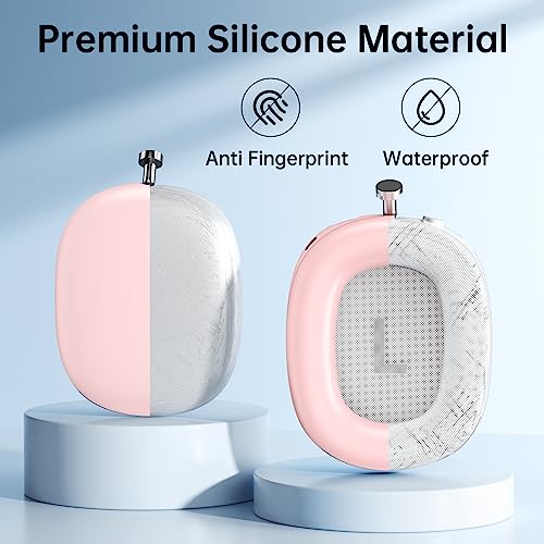 image for ChengYaocable Case Cover for AirPods Max, Soft Silicone Case Cover Kit