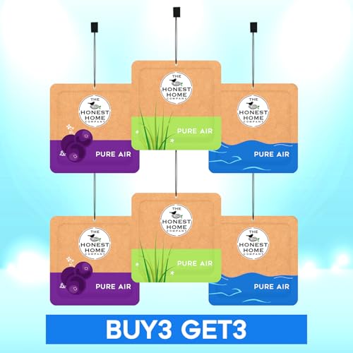 Honest Home Air Freshener Combo Pack of 2 | 3 Sachets/Box | Long Lasting Room Freshener for Home, Bathroom and Office | Gel-Based Odour Control with Assorted Fragrances (AIR-P3) - Image 2 thumbnail