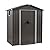 JY QAQA 5x3 FT Metal Outdoor Garden Storage Shed,Waterproof Metal Garden Sheds with Window and Lockable Double Door,Weather Resistant Steel Tool Storage House Shed for,Garden,Patio,Lawn
