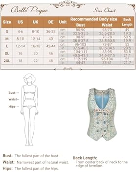 Belle Poque Damesvest, vintage, V-hals, knoopsluiting, mouwloos, gekleed pak, vest met zakken, legergroen, L