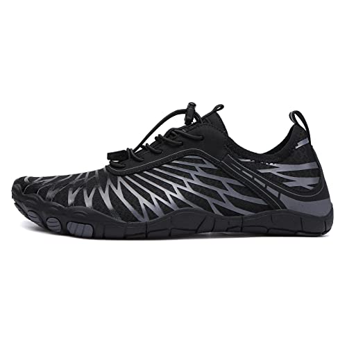 Image of Hiking Barefoot Shoes for Women Men Breathable & Non-Slip Athletic Barefoot Wide Toe Water Shoes Lightweight Perfect for Walking,Running,and Swimming