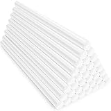 ENPOINT White Hot Glue Sticks Full Size, 8' Long x 0.43' Dia 36 Pack Hot Melt Glue Sticks Bulk, White Adhesive Glue Sticks Standard for Crafting DIY Art School Gluing Project Repair Sealing