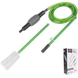 boxtech Cambio d’Acqua per Acquario, Detergente per Ghiaia per acquari Kit con sifone, Vestito per Il Cambio dell’Acqua dell’acquario e la Pulizia della Sabbia dell’acquario