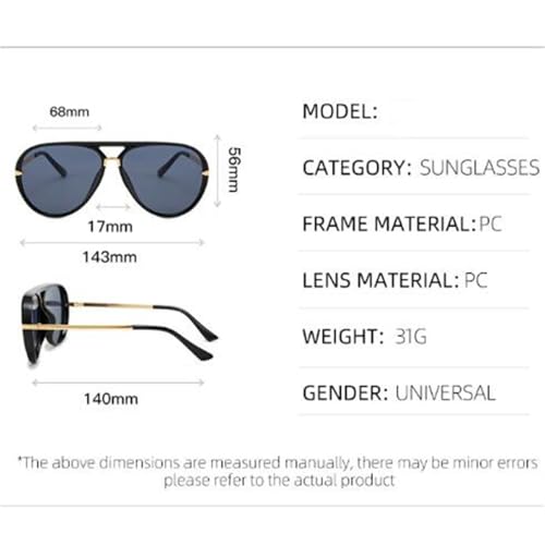 MTONY sunglasses sun protection glasses metal sunshade mirror2