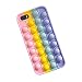 Produktbild SDTEK Hülle Kompatibel mit iPhone SE (2016-2019) 5 5s, Bubble Fidget Pop Weiche Handyhülle Silikon Schutzhülle (Regenbogen)