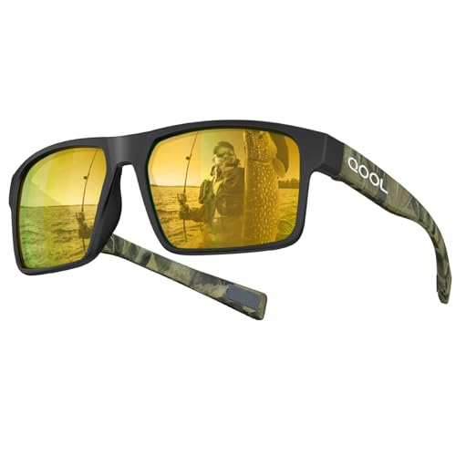 Image of Floating Polarized Fishing Sunglasses Saltwater Resistant Lenses That Coating Won't Peel Rub off