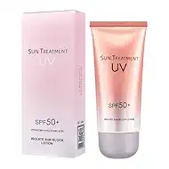 Sunscreen Lotion SPF 50 PA++++ Broad Spectrum UVA/UVB Protection, Lightweight Non-Greasy, Face & Body Sun Cream for All Skin Types