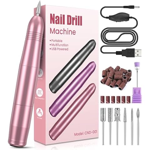 KOOFIT Portable Electric Nail Drill for Home Use Cover