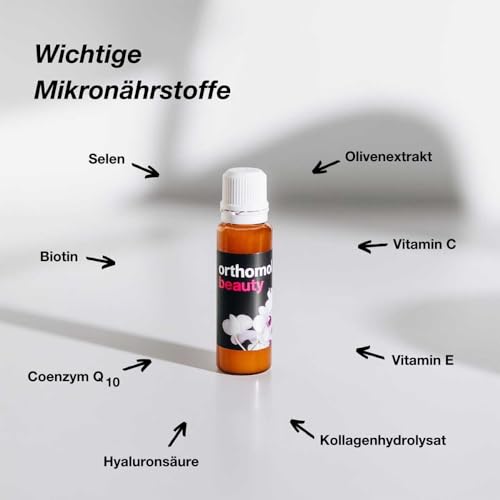 Kollagen-Trinkampullen von Orthomol für Haut und Bindegewebe
