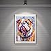 HMDIIMGE Diamond Art Painting Kits for Adults Colorful English Bulldog 5D Diamond Art Easy for Beginner Round Full Drill Cross Stitch Mosaic Gems Craft for Hobby and Home Decor 30x40cm