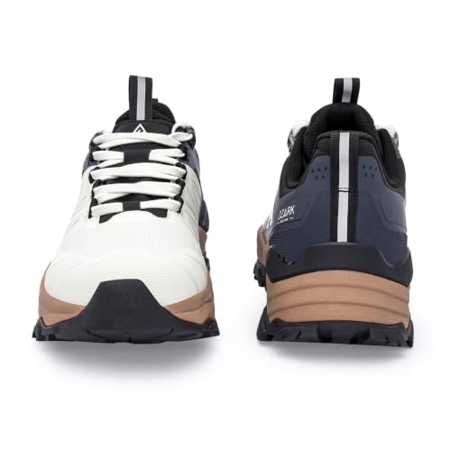 Image of Red Tape Ozark Off White Hiking Shoes for Men | Low-Cut Outdoor