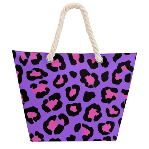 Travel Shopping Bag Dress Decor Fashion Handbag Unisex Large Hemp Rope Tote Bag