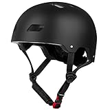 GLAF Adult Cycling Bike Helmet Men Women Bike Helmet Classic Commuter Bike Skate Multi-Sport Helmet Adjustable Lightweight Mountain Bike Helmet for Scooter Roller Skateboard (Black, L)