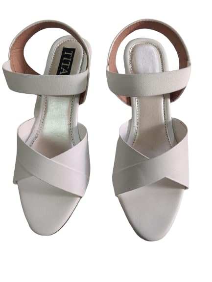 Stylish heel sandal for Women and Ladies AVF_SANDEL-White_9 (B0DBQRZNQR) Amazon Price History, Amazon Price Tracker