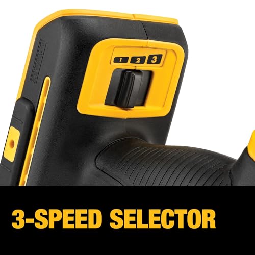 Image of DEWALT 20V MAX XR Oscillating Multi-Tool Cordless, Variable Speed Brushless Motor Multitool with LED Light, Extended Runtime, Includes Two Wood Cutting Blades, Tool Only (DCS356B) (Pack of 4)